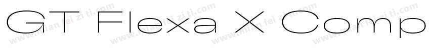 GT Flexa X Compress字体转换